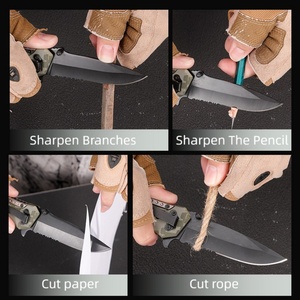 Cuchillo Plegable Táctico de Bolsillo EDC de Grado Industrial Personalizable OEM, Hoja de Acero Inoxidable, Mango de Aluminio, Punta de Gota - Product Image 6
