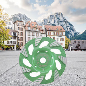 6 بوصة D150mm عجلة طحن كوب خرسانة مع شرائح رافعة قرص ماسي للأرضيات الخرسانية والتيراتزو - Product Image 5