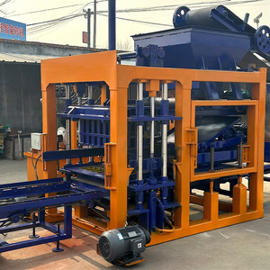 Machine à fabriquer des blocs creux en béton QT4-15 PLC, ligne de production de briques entièrement automatique avec traitement du sable, facile à utiliser - Product Image 5