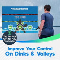Autocollant mural d'entraînement pour pickleball - Cible de frappe de précision pour mur et sol - Améliore le contrôle et la précision
