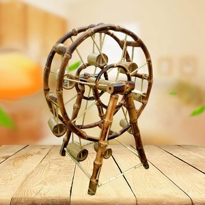 Modello Ornamentale Artigianale Zy Brand Personalizzato: Ruota Panoramica Retrò in Bambù, Mulino a Vento e Mulino ad Acqua, Intrecciato a Mano, Stile Pastorale Campagna - Product Image 2
