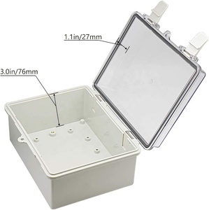 High Quality Waterproof Plastic Electrical Enclosures Plastic Box With Lock <strong>Custom</strong> Size and Colors - Product Image 2