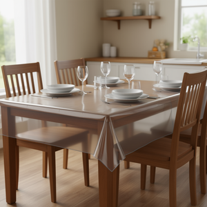 แผ่นป้องกันโต๊ะพีวีซีใส 36 x 48 นิ้ว แผ่นพลาสติกหนาสำหรับคลุมโต๊ะ คลุมเฟอร์นิเจอร์ แบบม้วน - Product Image 2