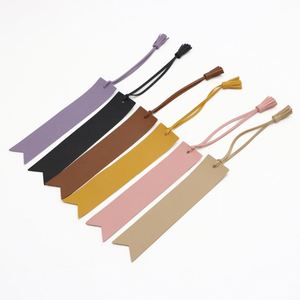 Marcapáginas de Cuero PU con Borla, Regalos para Amantes de la Lectura, Marcador de Páginas Promocional Colorido - Product Image 2