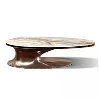 Visionnaire maßgeschneiderter speziell geformter Couchtisch Edelstahl-Eier-Coffee-Tisch Designer-Coffee-Tisch