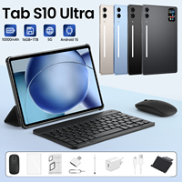 Tablet PC Tab S10 Ultra de 11 Pulgadas, Titan, 16GB+1TB, 108MP, 8000mAh, 5G, Doble SIM/TF, Chip Neural Octa Core, Gaming Pro, 120Hz, Wi-Fi