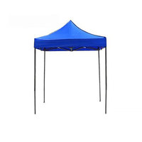 Tonnelle pliante promotionnelle intérieure/extérieure, abri événementiel, auvent en tissu Oxford imperméable, divers coloris unis