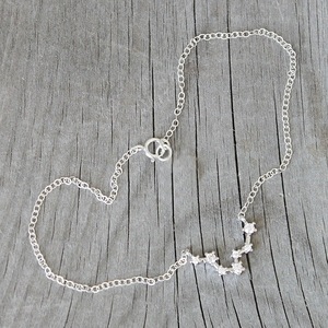 Dropshipping regalo collar de diamantes para mujer collar de signos del zodiaco collar del zodiaco Cadena de clavícula - Product Image 4