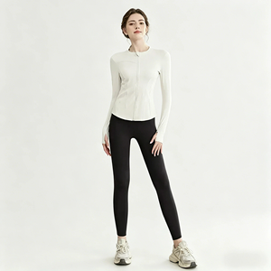 Conjunto Deportivo para Mujer, Primavera-Otoño, Cuello Redondo, Informal, para Correr, Fitness, Pilates, <span class=keywords><strong>Yoga</strong></span>, Transpirable - Product Image 4