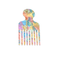 Peigne à cheveux à dents larges Wenhui avec logo personnalisé, en acétate imitation écaille de tortue, peigne à cheveux tendance pour mariage, livré dans un sac en tissu
