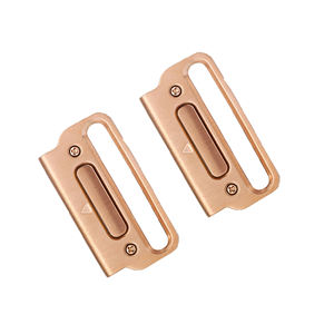 Win-Win 1 paire de connecteurs à dégagement rapide en métal avec bouton pour <span class=keywords><strong>Garmin</strong></span> <span class=keywords><strong>Fenix</strong></span> <span class=keywords><strong>6X</strong></span> <span class=keywords><strong>PRO</strong></span> 5X Tactix Watch Band Adapter End Link - Product Image 6