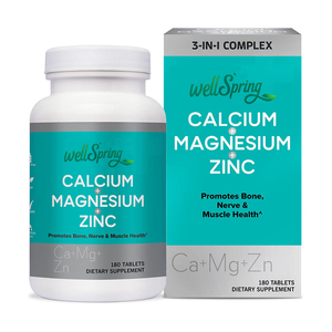 Cápsulas Combinadas de Calcio, Magnesio y Zinc, Apoya la Salud Inmunológica, Neurológica, Esquelética y Muscular, Suplemento Dietético para Adultos - Product Image 1