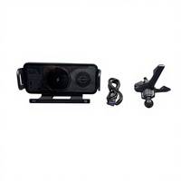 360 °   Support de chargeur de voiture sans fil rotatif à écran pliable à charge rapide pour Samsung Galaxy Z Fold 6 5 4 S24 Ultra et iPhone