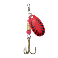 3.3G Spinner appât leurre pêche avec triple crochet cuillère lame métal leurre pour maquereau bar truite pêche