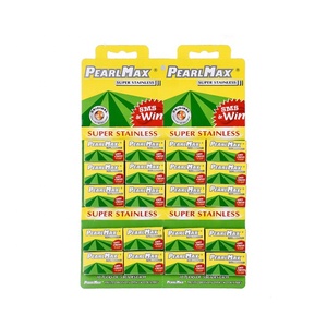 La lama di rasoio a doppio bordo maschio di qualità di sicurezza PearlMax lama usa e getta <span class=keywords><strong>affila</strong></span> le lame di rasoio - Product Image 1