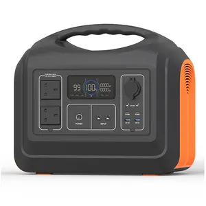 Auf Lager 1800W Backup LiFePO4 Batterie Tragbares Kraftwerk Tragbares Kraftwerk 2000W Generator Camping Solar Set Powers tation