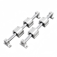 Rodamiento Lineal de Acero Inoxidable |   Barra de Precisión de 8mm, 10mm, 12mm, Recubierta de Níquel, Endurecida y Rectificada, para Cilindros y Rieles