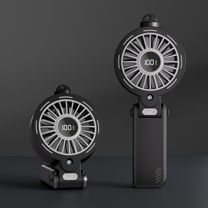 Portable High Speed Foldable Handheld <b>Spray</b> Fan USB Charging air Conditioner Big Wind Outdoor Multi-speed Adjustment Small Fan - Product Image 5