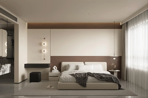 Tùy chỉnh Phong Cách Hậu hiện đại <span class=keywords><strong>3D</strong></span> Rendering thiết kế đồ họa thân thiện với môi trường không thấm nước căn hộ cao cấp khách sạn thiết kế một cửa - Product Image 4