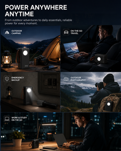 สถานีไฟฟ้าพกพา 50000mAh แบตสำรองความจุสูง 65W ชาร์จเร็ว พร้อมไฟ LED และสายสะพายพกพาสะดวก - Product Image 4