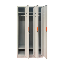 Casier de rangement métallique robuste à 3 portes, armoire de rangement, casier en acier pour vêtements d'étudiant, casiers standard pour salle de classe et vestiaires de gymnase