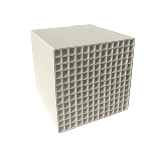 Substrat céramique cylindrique en nid d'abeille, céramique en nid d'abeille ronde pour l'élimination des COV, traitement des gaz résiduels - Product Image 6