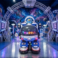 Leduole LT-5 Robots Électriques Rotatifs à 360 Degrés pour Enfants avec Radar Anti-Collision, Équipement de Divertissement à Batterie pour l'Extérieur