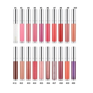 20-Màu Sắc Sáng Khoáng Chất Lỏng Lip Men Dưỡng Ẩm Vegan Không Thấm Nước Lip <span class=keywords><strong>Gloss</strong></span> Biểu Tượng Tùy Chỉnh Tàn Ác-Miễn Phí Matte Plumping Tư Nhân - Product Image 3