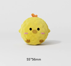 ของเล่นสุนัขรูปไก่บีบมีเสียง ตุ๊กตาขนนุ่ม ของเล่นเคี้ยวแบบอินเทอร์แอคทีฟ ลูกบอลน่ารัก สำหรับสุนัขพันธุ์เล็ก ลูกสุนัข เล่นได้ทั้งในบ้านและนอกบ้าน - Product Image 4