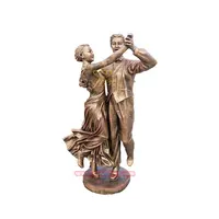 Los proveedores de China escultura de bronce estatua una pareja bailando escultura