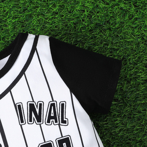 Conjunto Deportivo Informal para Niños Pequeños, Venta al Por Mayor de Fábrica, Ropa Roja de Boutique para Niños de 6 Meses a 3 Años, Tela de Lona con Estampado de Camuflaje - Product Image 4