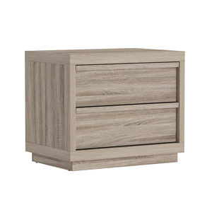 โต๊ะข้างเตียงไม้โอ๊คธรรมชาติ เฟอร์นิเจอร์ห้องนอนสไตล์โมเดิร์น - Product Image 5