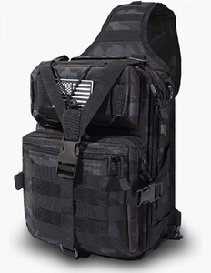 Sac à bandoulière tactique multifonctionnel pour hommes avec sac à bandoulière MOLLE EDC pour l'extérieur/voyage - Product Image 3