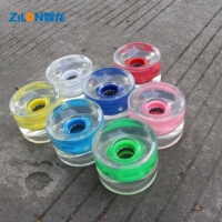Patins à roulettes silencieux professionnels avec roues LED à changement de couleur, coque en PU hautement élastique, imperméables, respirants et durables