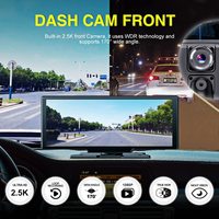 Autoradio Android 4k 10.26 pouces écran tactile dans le tableau de bord Navigation GPS Autoradio avec lecteur DVD de voiture BT