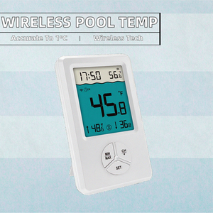 0410 Customizable Indoor/Outdoor <strong>Floating</strong> Pool <strong>Thermometer</strong> Wireless <strong>Digital</strong> Temperature Monitor for Ponds Hot Tubs Plastic OEM - Product Image 2