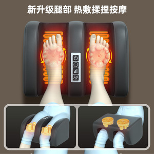 Coussin de massage chauffant pour le dos, la taille et les jambes, avec soutien lombaire, pétrissage infrarouge, pour voiture et maison, à brancher sur courant alternatif - Product Image 5