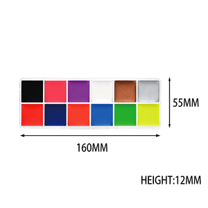 Kits professionnels de <span class=keywords><strong>peinture</strong></span> faciale pour Halloween, à base de plantes naturelles, certifiés sûrs, <span class=keywords><strong>palette</strong></span> multicolore, couleurs personnalisables pour - Product Image 3