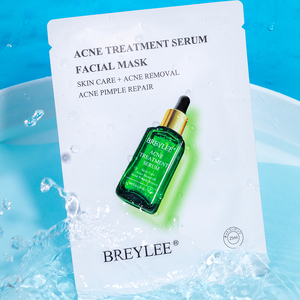 BREYLEE <span class=keywords><strong>de</strong></span> árbol <span class=keywords><strong>de</strong></span> té suero facial máscara <span class=keywords><strong>de</strong></span> tela no tejida máscara facial para el tratamiento del acné - Product Image 5