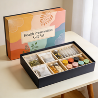 Boîte d'emballage de supplément de santé boîte-cadeau personnalisée de luxe de fermeture magnétique pour le mélange fonctionnel de boisson de sachet d'aliment de protéine de collagène