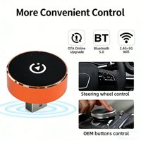 Adaptador Inalámbrico CarPlay KAIWO, Bluetooth 5.4, WiFi 6, Dongle USB de Doble Banda S681 para Auto, PC, Android Auto