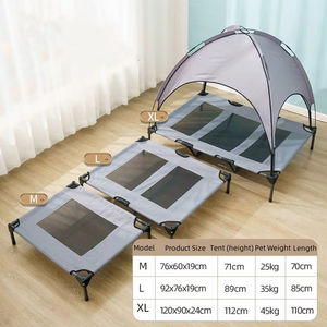 Erhöhte Kühlung Wasserdichtes Haustier Hunde bett Kinder bett Baldachin Outdoor Abnehmbares Hunde bett Faltbares Hunde zelt - Product Image 2