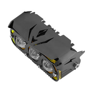 ไฟส่องสว่างแบบ LED กำลังสูง รุ่น MO-233 รับประกัน 2 ปี กันน้ำ ไฟตัดหมอก ไฟสปอร์ตไลท์ 3 เลนส์ ไฟเดย์ไลท์สีแดง สำหรับรถยนต์ รถ SUV และมอเตอร์ไซค์ - Product Image 2