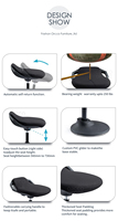 Chaise de bureau ergonomique et réglable, pour Bar et bureau, à équilibrage actif, 65-84CM, 360