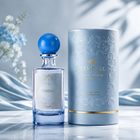 Flacon de parfum en vrac 50ml 100ml en verre pour emballage de parfum en gros avec logo imprimé personnalisé