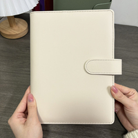 Nouvel arrivage de carnets de papeterie durables Organisateur de billets Macaron à feuilles mobiles Colorful Custom Budget Planner Agenda Notebook A5 Saving Binder