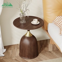 Table basse ronde de forme unique avec plateau supérieur, mobilier de salon moderne et luxueux Wayon