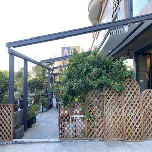 Auvent de toit de <span class=keywords><strong>pergola</strong></span> rétractable motorisé en aluminium Auvents de jardin en PVC imperméables avec voile d'ombrage Auvent pliant d'extérieur - Product Image 5