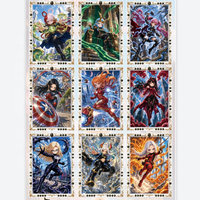 Cartes à collectionner d'anime Qiqi Creation, estampage à chaud, diamant, TSR, platine, ZR, en papier, pour jeu