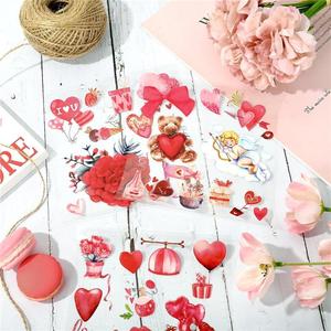 Pegatinas de Transferencia de Corazón de Acuarela Personalizadas, Novedad Más Vendida para el Día de San Valentín, para <span class=keywords><strong>Muebles</strong></span> y Manualidades, Decoración del Hogar DIY - Product Image 4